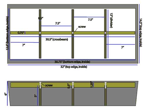 Pantyhose Storage Box Plans